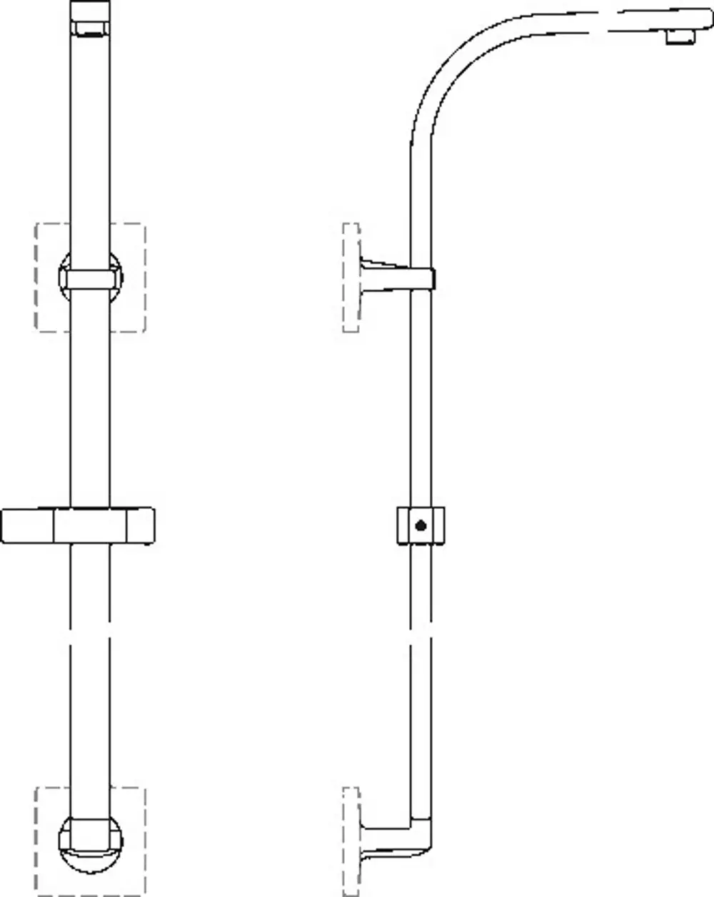 Ideal Standard Brausesystem Archimodule, Chrom